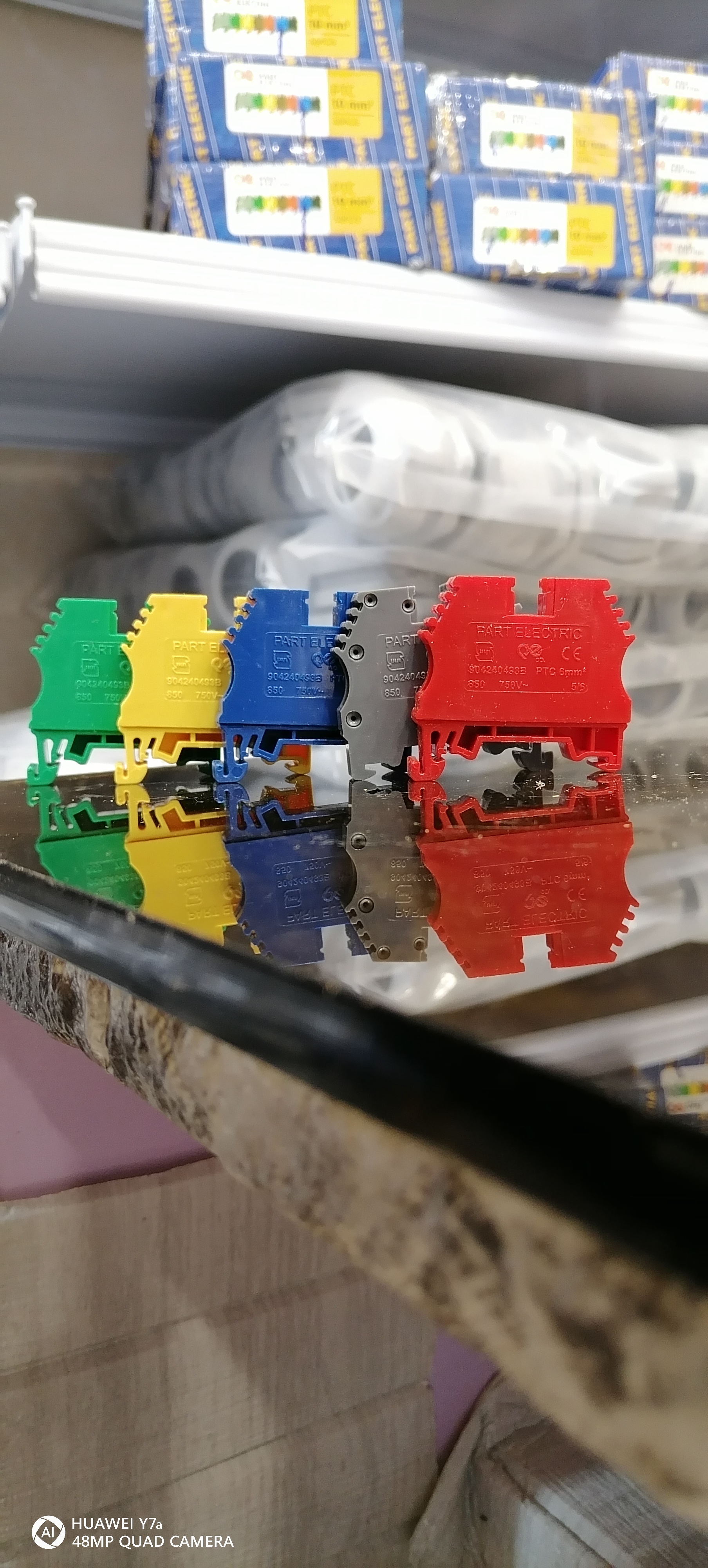 ترمینال ریلی سایز6mm