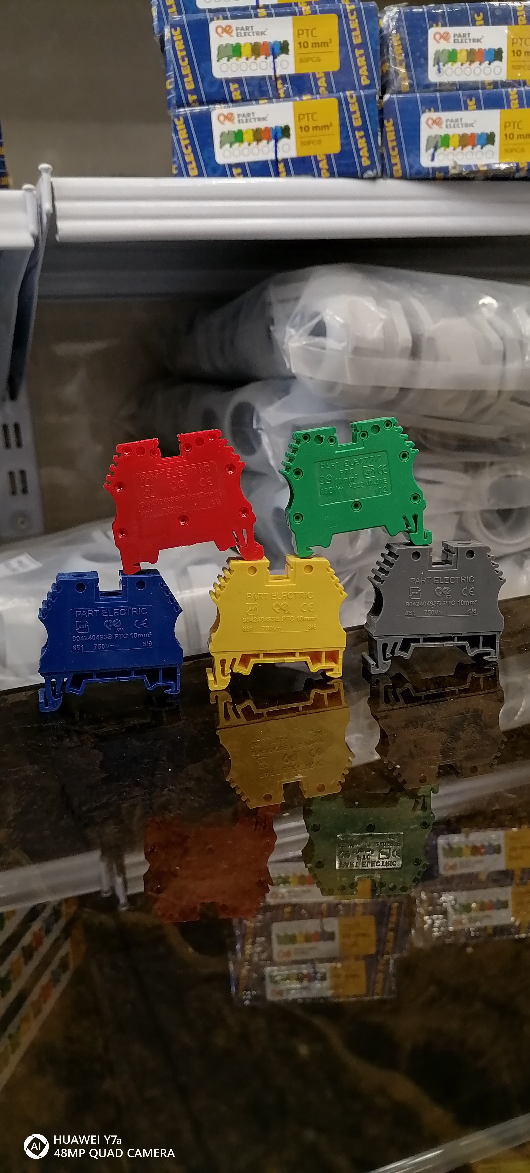 ترمینال ریلی سایز 10mm